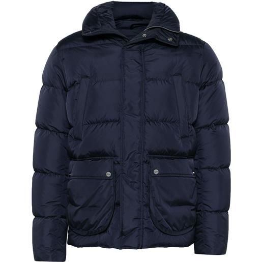 Herno piumino con cappuccio - blu
