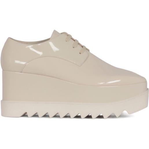 Stella McCartney oxford elyse shiny 80mm - bianco