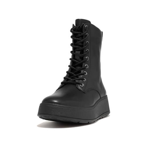 Fitflop, scarpe con lacci donna, nero, 38 eu
