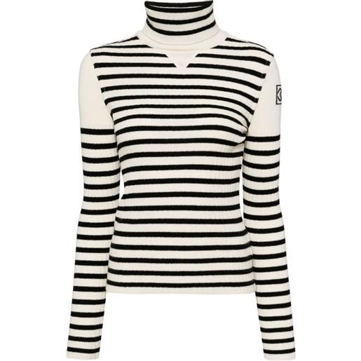 CHANEL Pre-Owned - maglione in lana e cashmere - donna - lana/cashmere - 34 - bianco