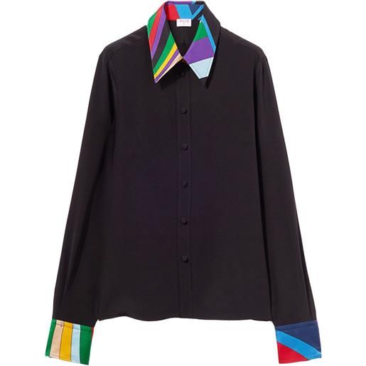 PUCCI camicia con stampa astratta - nero