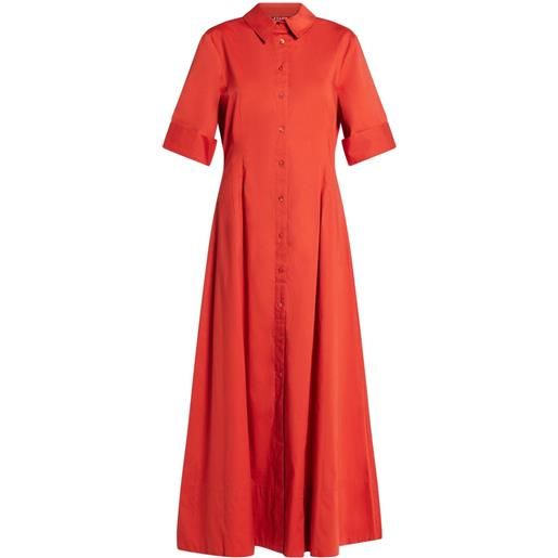 STAUD abito joan lungo - rosso