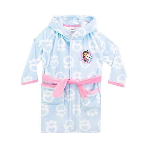 DreamWorks ragazze pile vestaglia da notte gabby's dollhoues blu 9-10 anni