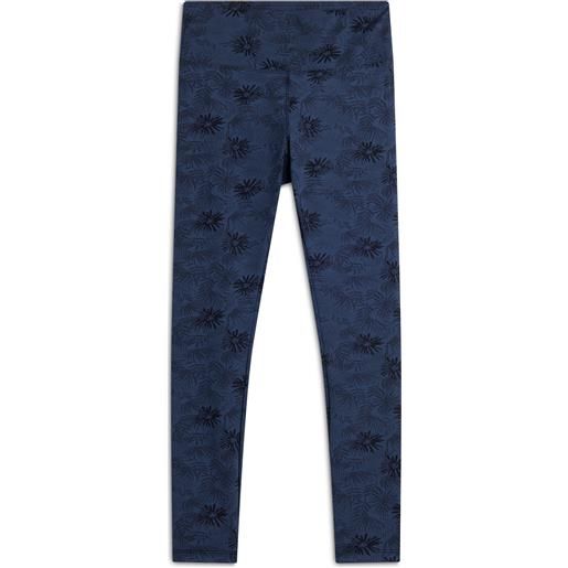 Freddy leggings sportivi 7/8 vita alta in tessuto floreale