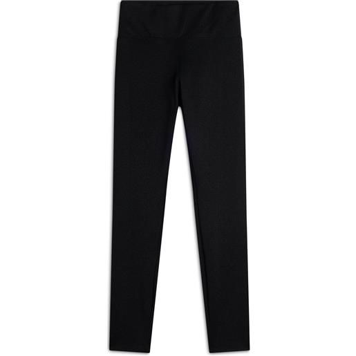Freddy leggings sportivi 7/8 vita alta in tessuto lurex brillante