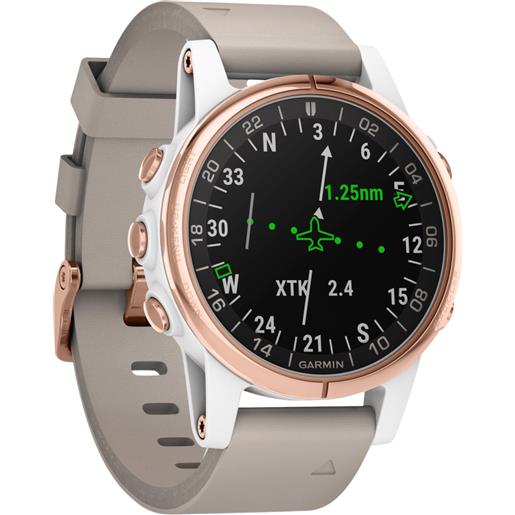 GARMIN d2 delta s sapphire white rose gold orologio aviazione