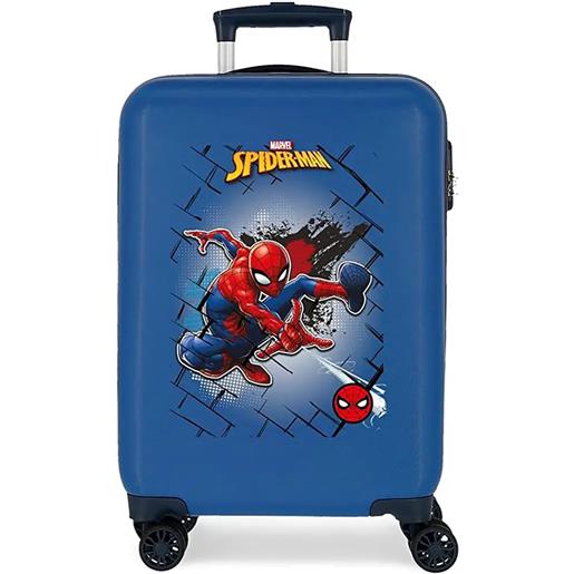 Valigia Per Bambino Marvel Avengers Con Scudo - Bagaglio A Mano 38x55x20 Cm, 32 Litri, 4 Ruote