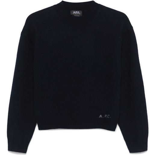 A.P.C. maglione esther - blu