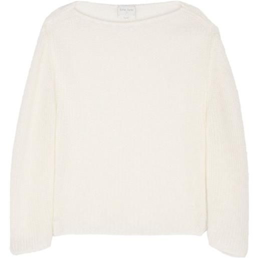 Forte Forte maglione con spalle scoperte - bianco