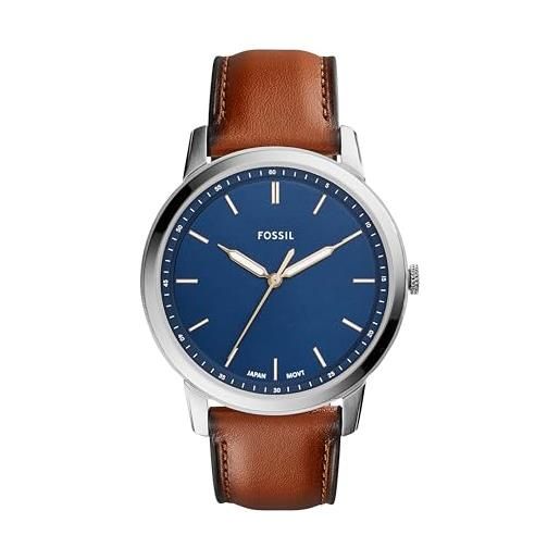 Leeadwaey Orologi da polso da uomo Braccialetti da uomo Comodo cinturino in pelle larga misura uomo nero
