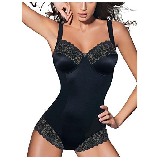 Body Contenitivo Dafne In Microfibra - Senza Ferretto Con Coppa C | Motivo Decorativo Elegante - Foto 5