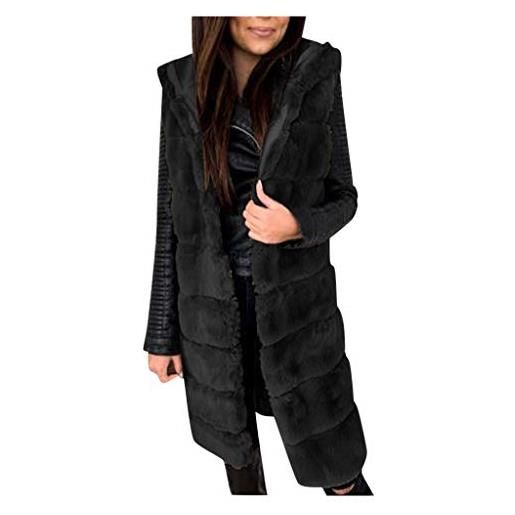 Gilet Donna Invernale,Gilet Lungo Trapuntato Cappotto Invernale - Foto 11