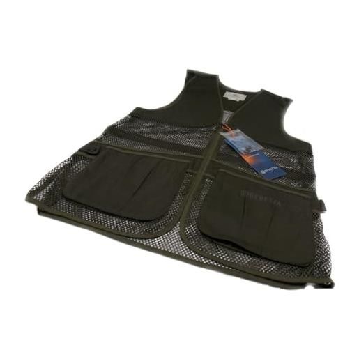 BERETTA gilet da tiro full mesh vest colombe trap skeet gilet leggero verde marrone, corteccia marrone, m