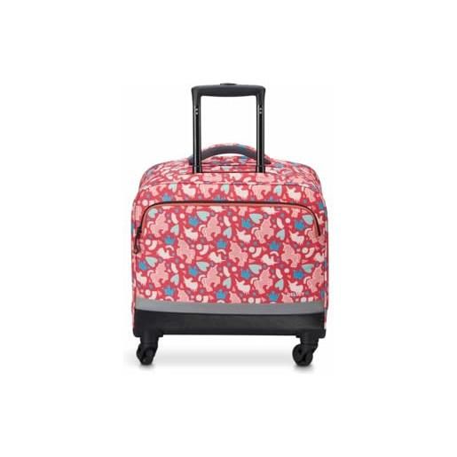 Delsey tempo libero e sportwear zaino marca unisex adulto, rose print (rosa), sport