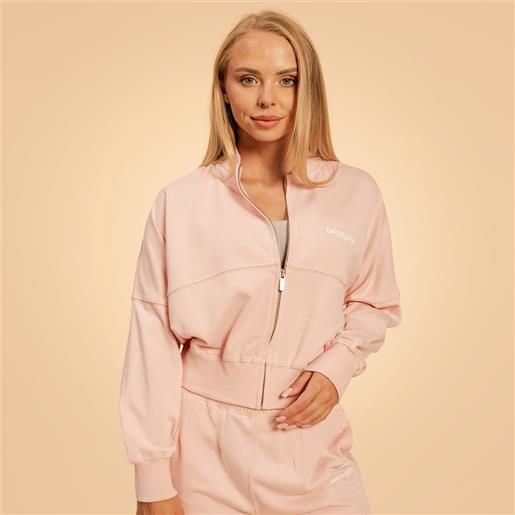 BeastPink felpa da donna bliss zip-up pink