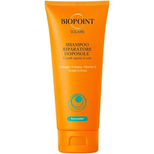 Biopoint shampoo riparatore doposole 200 ml idratante ristrutturante shampoo