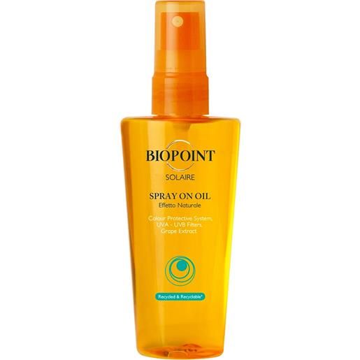 BIOPOINT spray on oil effetto naturale idratante 100 ml
