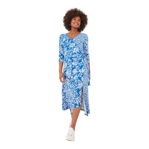 Joe Browns abito in jersey con stampa mista vestito, blu, 42 donna