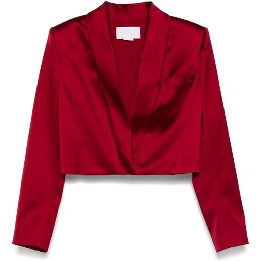 Genny blazer crop - rosso