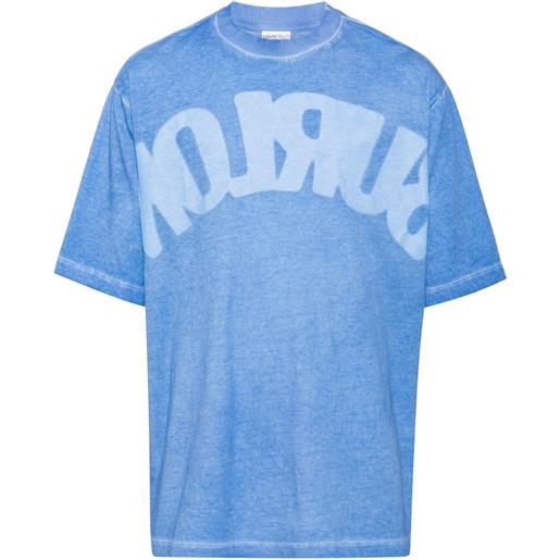 COUNTY OF MILAN t-shirt con stampa grafica - blu
