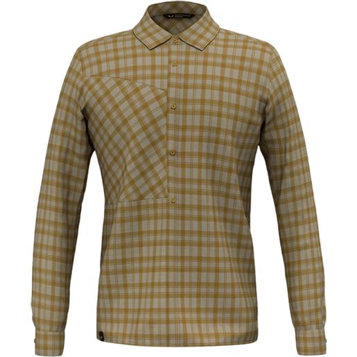 SALEWA m fanes flannel 5pl l/s shirt camicia manica lunga uomo