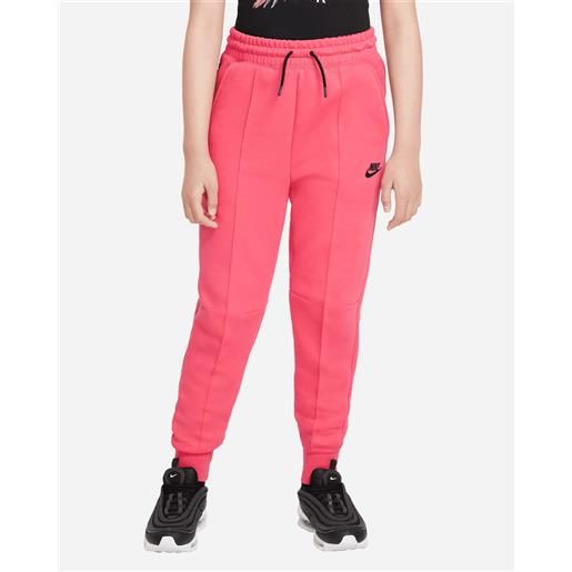Nike tech fleece jr - pantalone - rosa