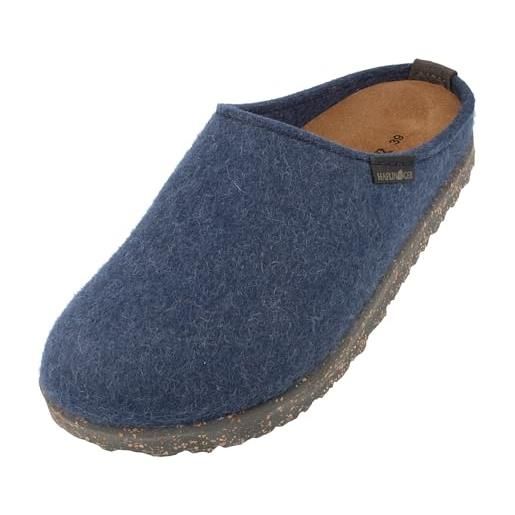 HAFLINGER pantofole unisex adulto manhattan clog 391001, numero: 37 eu, colore: beige