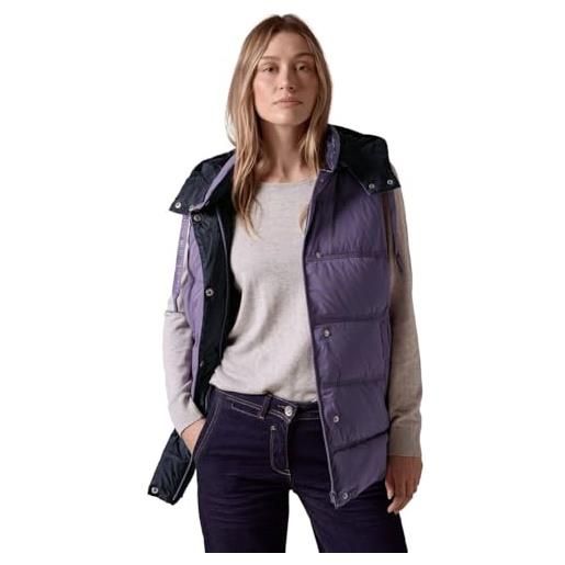 Cecil b220236 gilet con cappuccio, stormy violet, xl donna