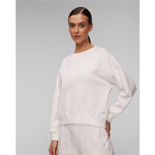 Deha felpa bianca in cotone organico da donna Deha