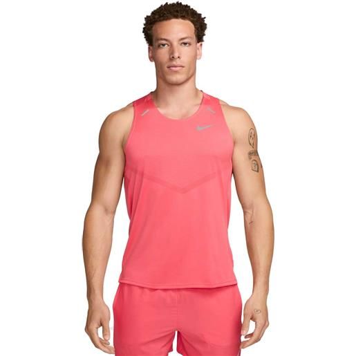Nike canotta rise 365 uomo rosa