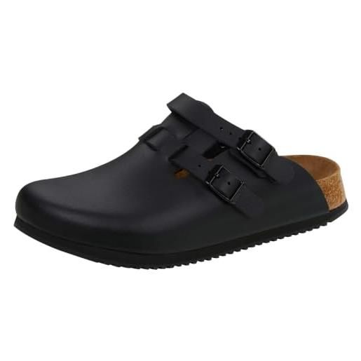 Birkenstock unisex 1018228 zoccoli, 39, black 582636, 41 eu