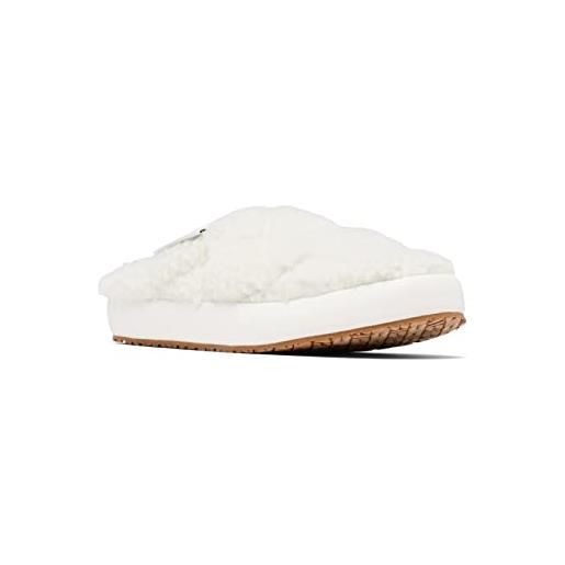 Columbia cozy cabin omni-heat lazy bend camper pantofole donna, bianco (sea salt x sedona sage), 36 eu