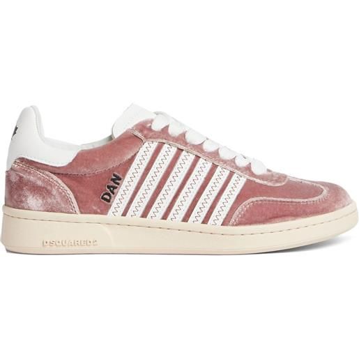DSQUARED2 sneakers con lacci - rosa
