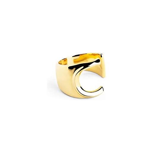Anello Con Sigillo In Oro Personalizzato: Iniziale - Foto 3