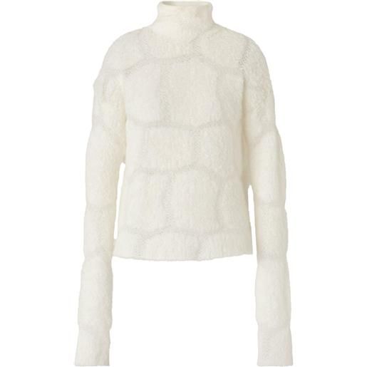 Genny maglione chunky - bianco