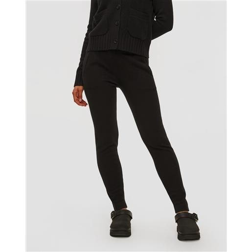 Kujten leggings neri in cashmere da donna Kujten joggy 2