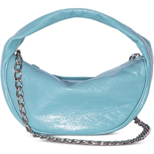 BY FAR borsa a spalla cush cadet mini - blu
