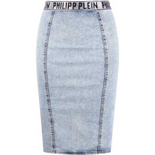 Philipp Plein gonna denim stones - blu
