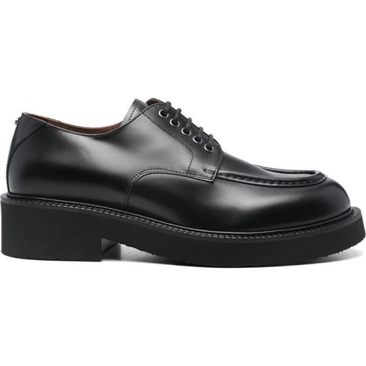 Valentino Garavani derby stringate in pelle - nero
