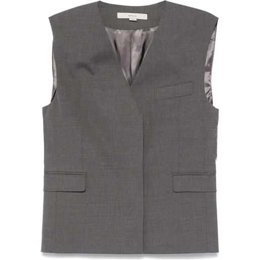 REMAIN gilet squadrato - grigio