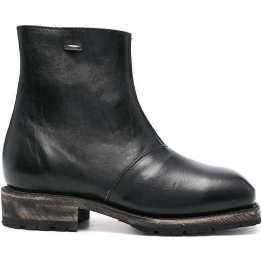 OUR LEGACY stivaletti in pelle - nero