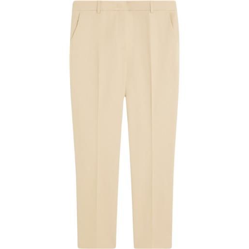 Weekend Max Mara  pantaloni dritti in cotone stretch