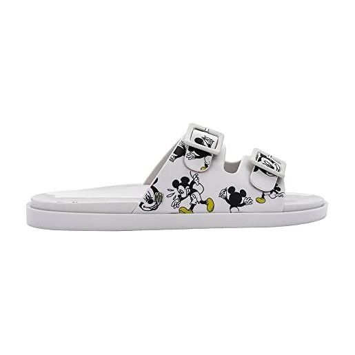 melissa wide + mickey and friends ad, sandali bassi donna, nero, 38 eu