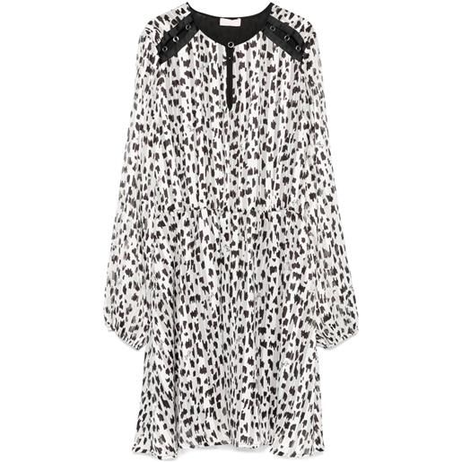 LIU JO abito con stampa - bianco