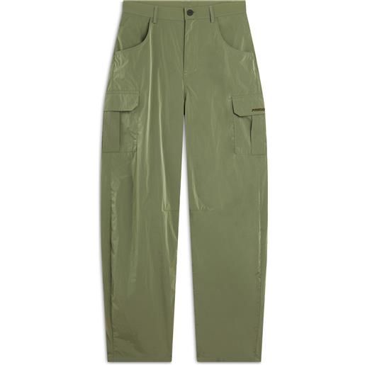 Freddy pantaloni cargo carrot fit in nylon navetta