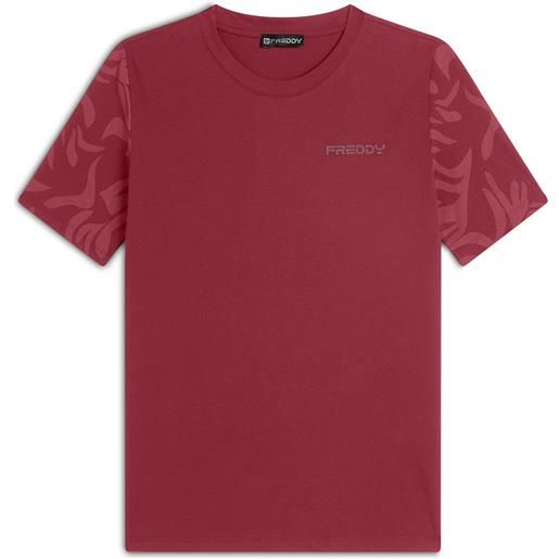 Freddy t-shirt donna regular fit con dettagli floreali