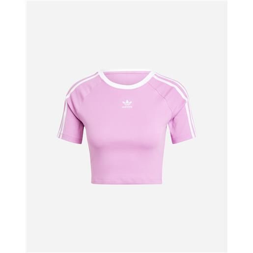 Adidas original 3stripes w - t-shirt - donna - lilla