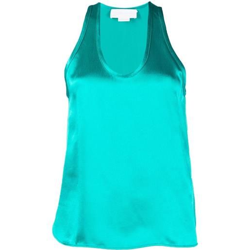 Genny top con scollo ampio - verde