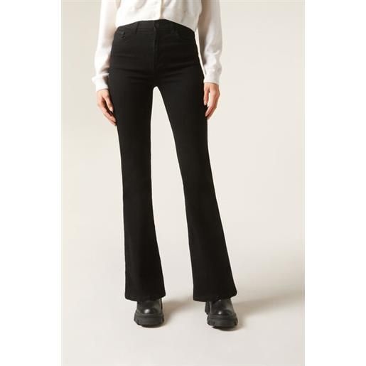 Calzedonia jeans elasticizzati a zampa nero