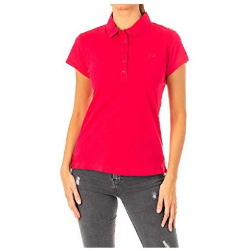 La Martina polo da donna con colletto a maniche corte lwp601, polo a maniche corte da donna, polo con colletto a revers, polo da donna